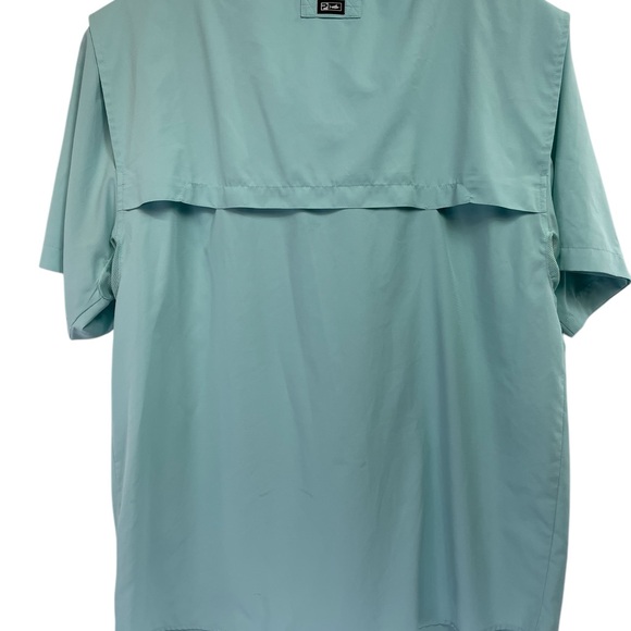 Pelagic Men's Sz XL Teal Vented Button Up Fishing Shirt (J41) NW/OTs - Picture 5 of 6